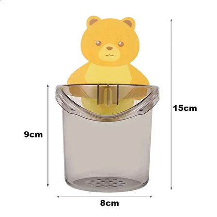 Ayı Figürlü Plastik Organizer 