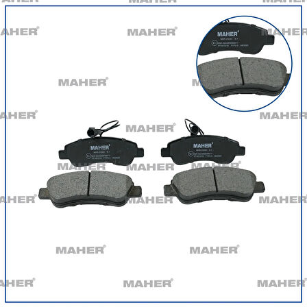 FREN BALATA DUCATO 2012-2014 / JUMPER 2012-2014 / BOXER 2012-2014 (ÇİFT FİŞLİ UZUNLUK 136.9MM) ARKA AKSESUARLI 77366679