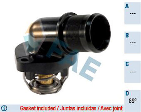 TERMOSTAT 89C P106-P306-PARTNER-BIPPER-BERLINGO-C2-C3-NEMO-SAXO-XSARA 1.1-1.4-1.6 TU1-TU3-TU5 1336 Q2 1336 N1