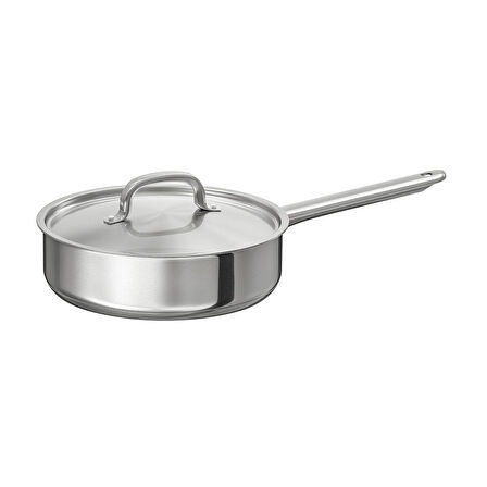 Sote tavası, paslanmaz çelik, 24 cm, kapaklı