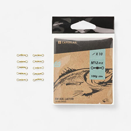 Fırdöndü - 10 Adet - Swivel Brass Balıkçılık Fırdöndü - 2/0
