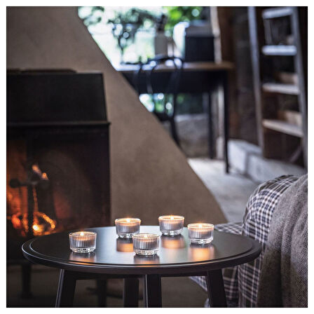 Kokulu tealight mum, gri, 3.5 saat, şenlik ateşi