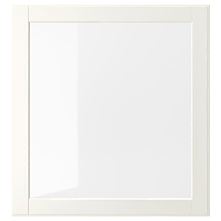 Kapak, beyaz-cam, 60x64 cm