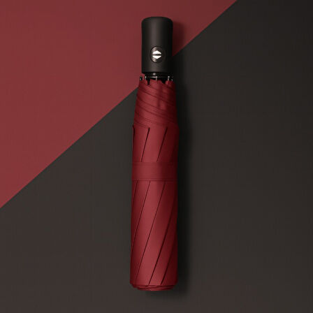 Juliette Bordo Şemsiye Otomatik Açılır & Kapanır Mekanizmalı 58x95 cm-Modern, Şık, Dayanıklı