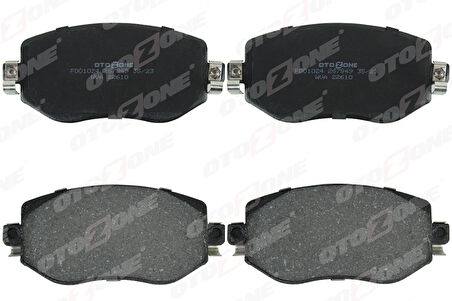 ÖN FREN BALATASI RENAULT MEGANE 4 2015 TÜM MOTOR TİPLERİ G:129MM Y:58.4 MM K:18MM 410603407R WVA22610 410605929R