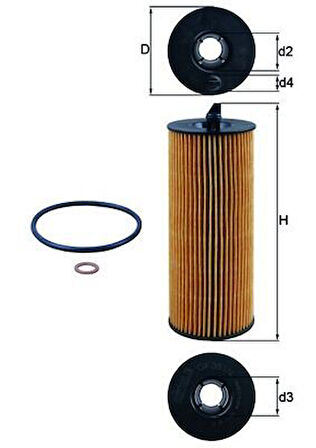 YAG FILTRESI BMW N47 E81 E82 E87 E88 E90 E60 F10 F01 E84 E83 E70 E71 F15 F16 11427807177