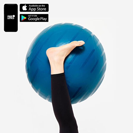 Gym/Pilates Topu - 1 Numara/55 cm - Mavi