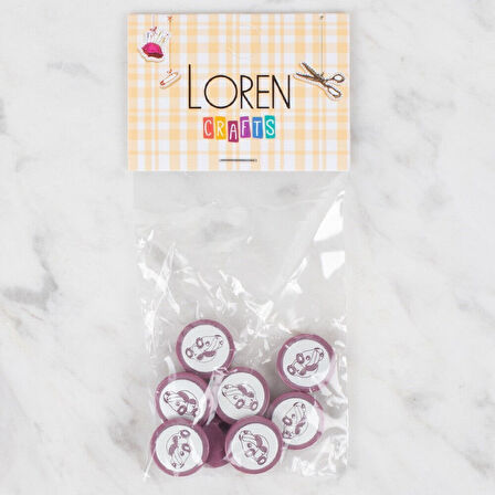 Loren Crafts 8 li Düğme - 396