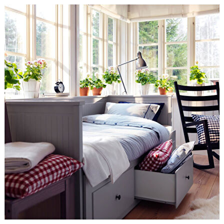 Divan, gri, 80x200 cm