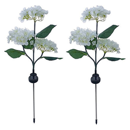 Güneş Enerjili Kazıklı Çiçek LED Lamba