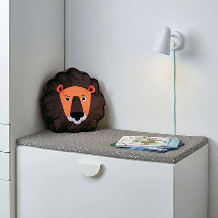 Bank minderi, gri, 90x50x3 cm