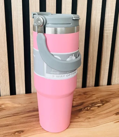 Kişiye Özel 900 ml Vakumlu Paslanmaz Çelik Termos