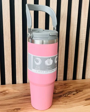 Kişiye Özel 900 ml Vakumlu Paslanmaz Çelik Termos