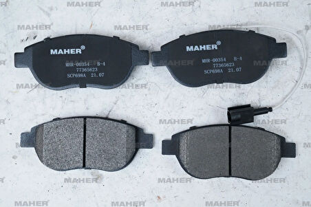 FREN BALATA LINEA 2007 / COMBO D 2012 / DOBLO 2010 / BRAVO 2 2006 (BÜYÜK TİP TEK FİŞLİ) ÖN 137MM 77362710 1605181 1605157