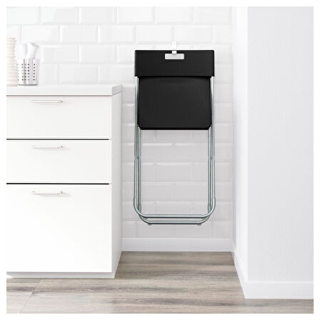 Katlanır sandalye, siyah