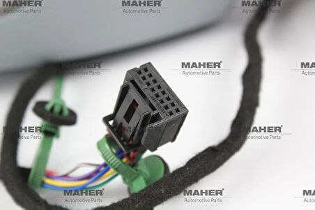 AYNA DIŞ DİKİZ JETTA 2011-2015 ELEKTRİKLİ, ISITMALI, ASTARLI, KATLANIR, YAN-ALT LAMBALI SOL 5C7857507C