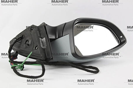 AYNA DIŞ DİKİZ JETTA 2011-2015 ELEKTRİKLİ, ISITMALI, ASTARLI, KATLANIR, YAN-ALT LAMBALI SOL 5C7857507C