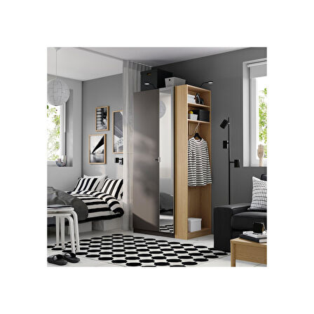 Ek ünite, meşe görünümlü, 20x58x236 cm