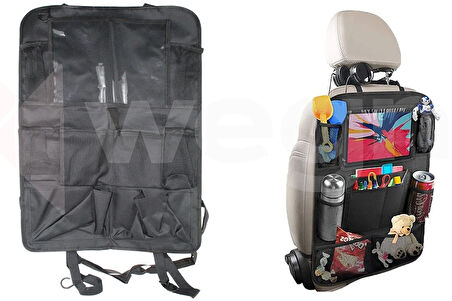 ARAÇ İÇİ KOLTUK ARKASI ORGANİZERİ TABLET TUTUCU AKSESUAR