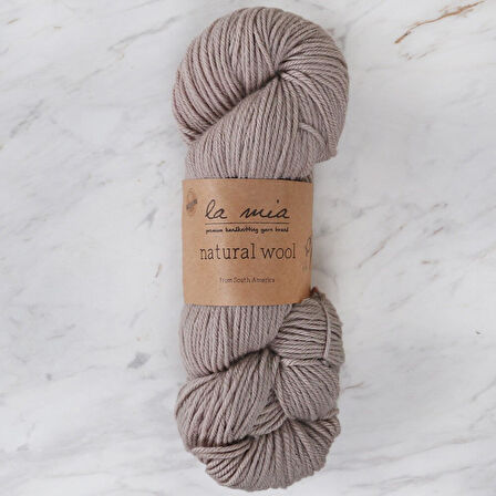 La Mia Natural Wool Bej El Örgü İpi - H3 - 33605