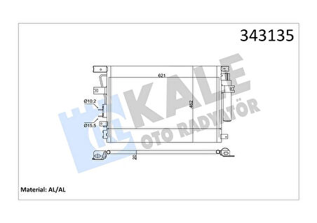 KLİMA KONDENSERİ CHRYSLER 300C-TOURİNG AL-AL 68050292AA 5175368AA 1215477AA