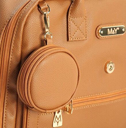 M&Y Maia Anne Bebek Bakım Sırt Çantası 7310 Taba