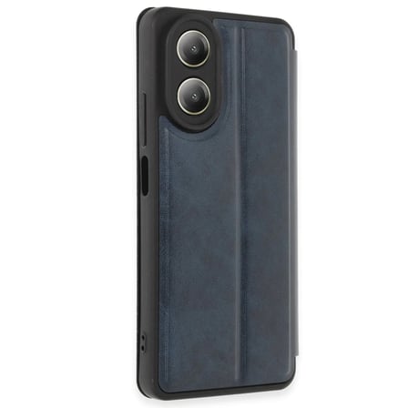 Oppo A38 Kılıf Flip Cover - Lacivert