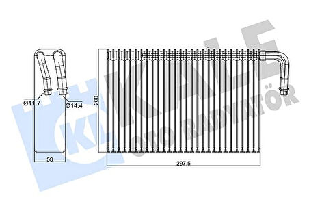 EVAPORATOR BMW E39 E53 RANGE ROVER 3 VOGUE L322 2002-2012 64118385560 JQB000160