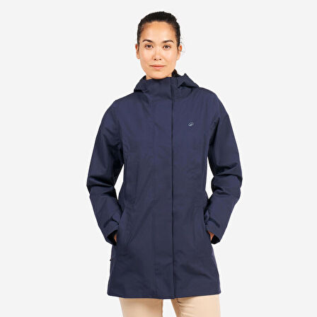 Kadın Yelkenli Yağmurluğu - Lacivert - Sailing 500 - 2XL