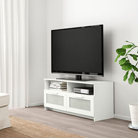Tv sehpası, beyaz, 120x53 cm