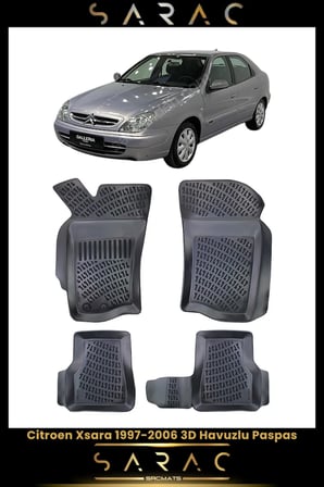 Citroen Xsara 2005 Model Araca Özel 3d Havuzlu Paspas