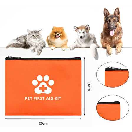 Evcil Hayvan İlk Yardım Seti Çantası 