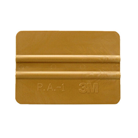 Dikdörtgen Keçesiz Ragle Folyo Cam Filmi Çekme Aparatı Altın Sarı