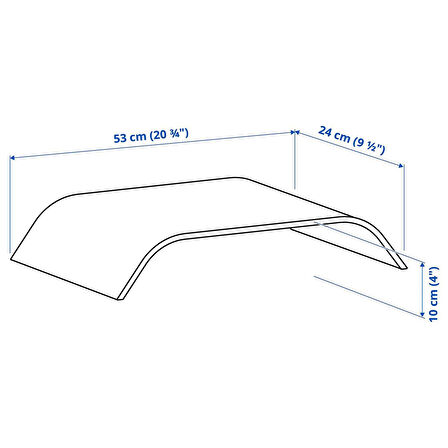 Monitör yükseltici, bambu