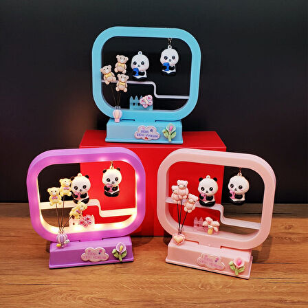 Sevimli Müzikli Panda Dekoratif Işık 