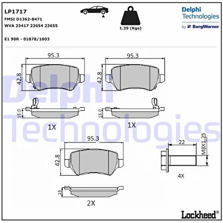 ARKA BALATA ASTRA G 1998ASTRA H 03.2005 -MERIVA 05.2003 ZAFIRA 2000 COMBO 09.2002 93188727 1605967 1605086 WVA23415