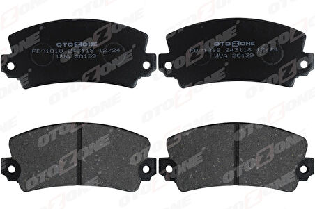 ÖN BALATA FİŞLİ R12 C15 VISA 1982-1991 GDB148 7702127301 7701201470 7701203068