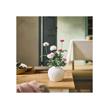 Yapay çiçek, pembe, 75 cm, krizantem, iç-dış mekan