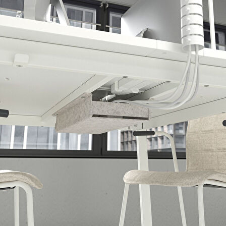 Çalışma masası iskeleti, beyaz, 140x108x73 cm