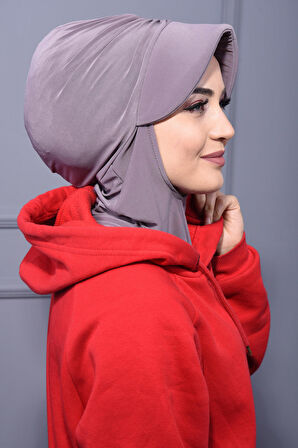 Spor Şapka Scarf Vizon - Vizon