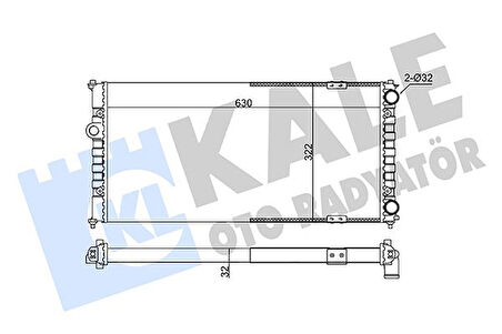 RADYATÖR AL/PL/BRZ CORDOBA-IBIZA 2-POLO CLASSIC 6K0121253A 6K0121253Q