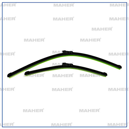 SİLECEK SÜPÜRGESİ TAKIM GOLF7 2015-2021 / POLO 2017 / PASSAT 2014 / A3 2013 / ARONA 2018 / ATECA 2016 / LEON 2019 / KAMIQ 2019 / KAROQ / SCALA / SUPERB 2018 16MM BUTON 26+18 A863S (650MM+450MM) 5G1998002