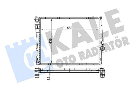 MOTOR SU RADYATORU BMW M52 M54 M57 E46 Z4 E85 MANUEL SANZIMAN 17119071519