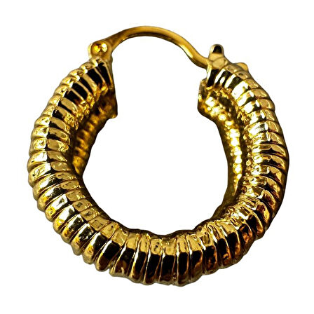 Uretti - İREM 3914 1456 Çift Sarmal Model Çelik Küpe