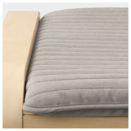 Ayak uzatma taburesi, knisa açık bej-huş