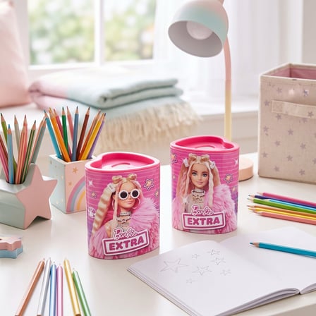 BakGelAl Lisanslı Barbie Extra Çift Ağızlı Metal Kalemtıraş Çocuk Okul Kırtasiye