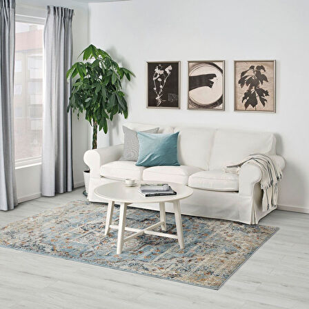 Eskitme halı, çok renkli, 160x235 cm