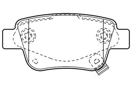 ARKA FREN BALATA TOYOTA AVENSIS 1.6L 3ZZFE VVTI ZZT250 2003-2008 / 2.0L 1AZ-FE 1AZFSE AZT250 2003-2008 0446605010 0446605020 0446628110