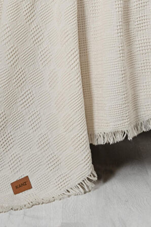 Kanz Bebek Waffle Müslin Nakışlı Pike Knz-021 Ponny