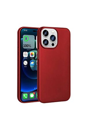Apple iPhone 15 Pro Max ile Uyumlu Kılıf Soft Premium Yumuşak Silikon Telefon Kılıfı Kapak